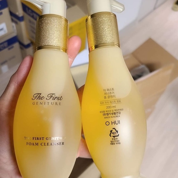 O HUI The First Geniture Foam Cleanser 200ml Deep Cleansing Low Irritate - New - Picture 3 of 3